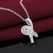 Wholesale Trendy Silver Plant CZ Necklace TGSPN664 2 small