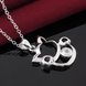 Wholesale Trendy Silver Animal White CZ Necklace TGSPN681 3 small