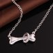 Wholesale Romantic Silver Animal CZ Necklace TGSPN731 1 small