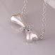 Wholesale Romantic Silver Animal CZ Necklace TGSPN731 2 small