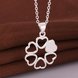 Wholesale Romantic Silver Ball CZ Necklace TGSPN041 4 small