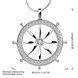 Wholesale Trendy Silver Round CZ Necklace TGSPN117 0 small