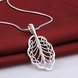 Wholesale Trendy Silver Plant Necklace TGSPN150 1 small
