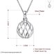 Wholesale Classic Silver Geometric Necklace TGSPN234 2 small