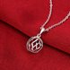 Wholesale Classic Silver Geometric Necklace TGSPN234 3 small