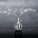 Wholesale Classic Silver Round Necklace TGSPN238 1 small