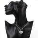 Wholesale Classic Silver Heart Necklace TGSPN244 3 small