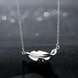 Wholesale Romantic Silver Plant Necklace TGSPN256 3 small