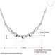 Wholesale Trendy Silver Heart Necklace TGSPN258 0 small