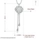 Wholesale Romantic Silver Plant Necklace TGSPN279 0 small