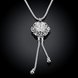 Wholesale Romantic Silver Plant Necklace TGSPN279 1 small