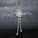 Wholesale Romantic Silver Plant Necklace TGSPN279 2 small