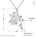 Wholesale Romantic Silver Plant Necklace TGSPN289 0 small
