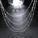 Wholesale Trendy Silver Round Necklace TGSPN300 3 small