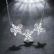 Wholesale Romantic Silver Plant Necklace TGSPN308 2 small