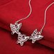 Wholesale Romantic Silver Animal Necklace TGSPN310 4 small