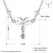 Wholesale Romantic Silver Heart Necklace TGSPN322 0 small