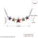Wholesale Romantic Silver Star CZ Necklace TGSPN330 0 small