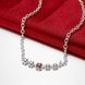 Wholesale Romantic Silver Star CZ Necklace TGSPN330 2 small