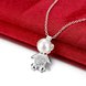 Wholesale Trendy Silver Animal CZ Necklace TGSPN332 2 small