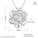 Wholesale Romantic Silver Plant Necklace TGSPN339 0 small