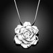 Wholesale Romantic Silver Plant Necklace TGSPN339 1 small