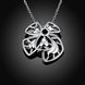 Wholesale Trendy Silver Plant Necklace TGSPN364 1 small