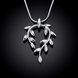 Wholesale Trendy Silver Plant Necklace TGSPN370 3 small
