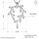 Wholesale Trendy Silver Plant Necklace TGSPN370 4 small