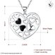 Wholesale Romantic Silver Heart Necklace TGSPN374 0 small