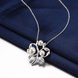 Wholesale Trendy Silver Plant CZ Necklace TGSPN387 2 small
