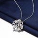 Wholesale Trendy Silver Plant CZ Necklace TGSPN391 3 small