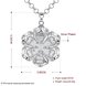 Wholesale Romantic Silver Plant Necklace TGSPN394 0 small