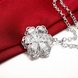 Wholesale Romantic Silver Plant Necklace TGSPN394 2 small