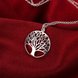 Wholesale Trendy Silver Plant Necklace TGSPN397 2 small