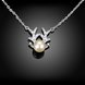 Wholesale Trendy Silver Animal CZ Necklace TGSPN400 1 small