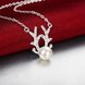 Wholesale Trendy Silver Animal CZ Necklace TGSPN400 2 small
