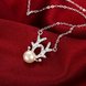 Wholesale Trendy Silver Animal CZ Necklace TGSPN400 3 small