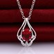 Wholesale Trendy Silver Water Drop Glass Necklace TGSPN027 2 small