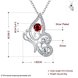 Wholesale Classic Silver Insect Glass Necklace TGSPN629 0 small
