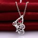 Wholesale Classic Silver Insect Glass Necklace TGSPN629 2 small
