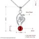 Wholesale Romantic Silver Plant Glass Necklace TGSPN703 0 small