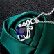 Wholesale Romantic Silver Water Drop Glass Necklace TGSPN706 1 small