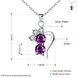 Wholesale Romantic Silver Geometric CZ Necklace TGSPN726 0 small