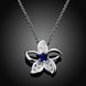 Wholesale Romantic Silver Star Glass Necklace TGSPN735 1 small