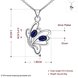 Wholesale Romantic Silver Insect Glass Necklace TGSPN738 1 small