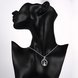 Wholesale Classic Silver Plant Glass Necklace TGSPN744 4 small