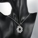 Wholesale Trendy Silver Plant CZ Necklace TGSPN768 0 small