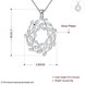 Wholesale Trendy Silver Plant CZ Necklace TGSPN768 1 small