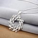 Wholesale Trendy Silver Plant CZ Necklace TGSPN768 3 small